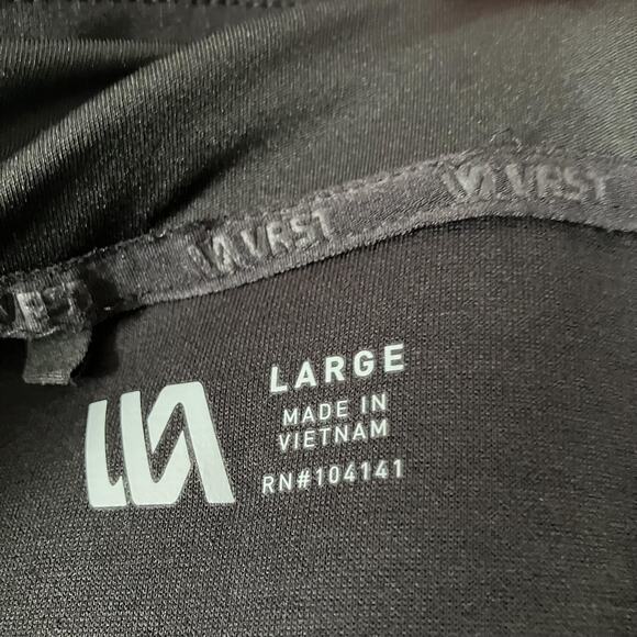 VRST Jacket Mens Large Black Soft Shell Hooded Full Zip Athletic Outdoor Logo - Picture 4 of 11